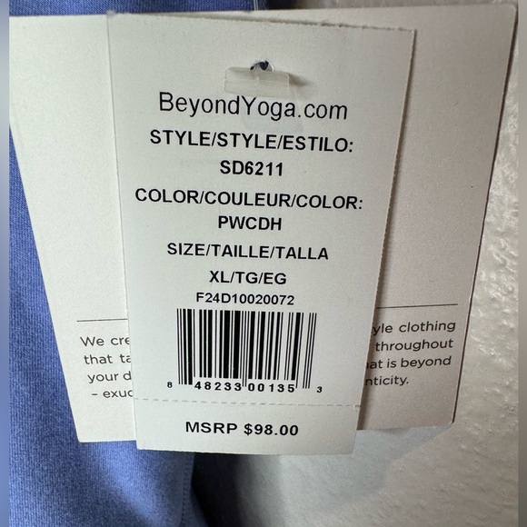 Beyond Yoga Spacedye Refocus Dress Size XL in Periwinkle Cloud Heather - Picture 7 of 8